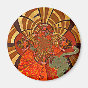 Imã Alturas Impressionantes: Linda Girafa Africana Eng