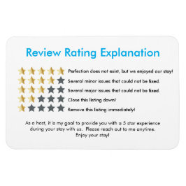 Ímã Aluguel de 5 Estrelas de Férias