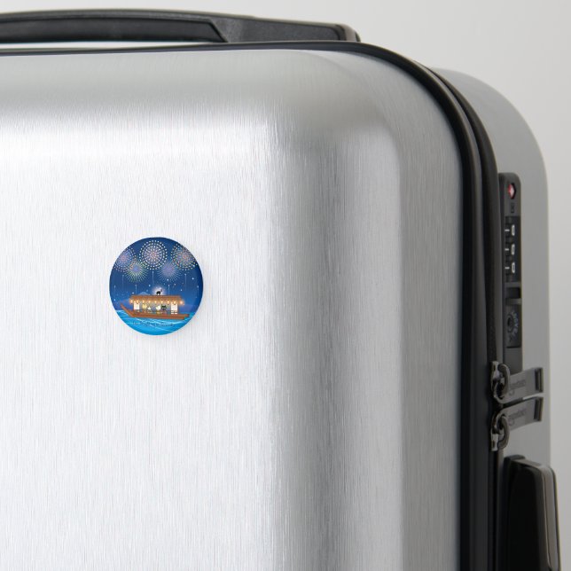 Imã Aluguer de gatos em fogos de artifício a bordo de  (In Situ (Luggage))