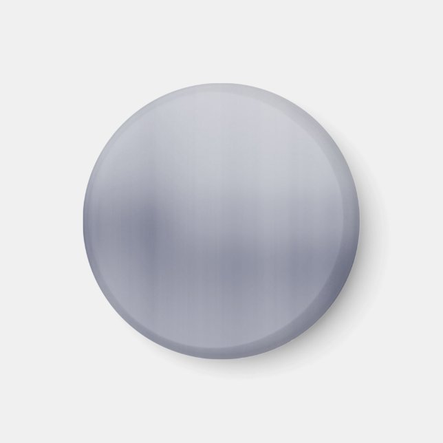 Imã Alumínio brilhante escovado texturizado (Frente)