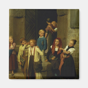 Imã Alunos que olham um menino gritar, 1861