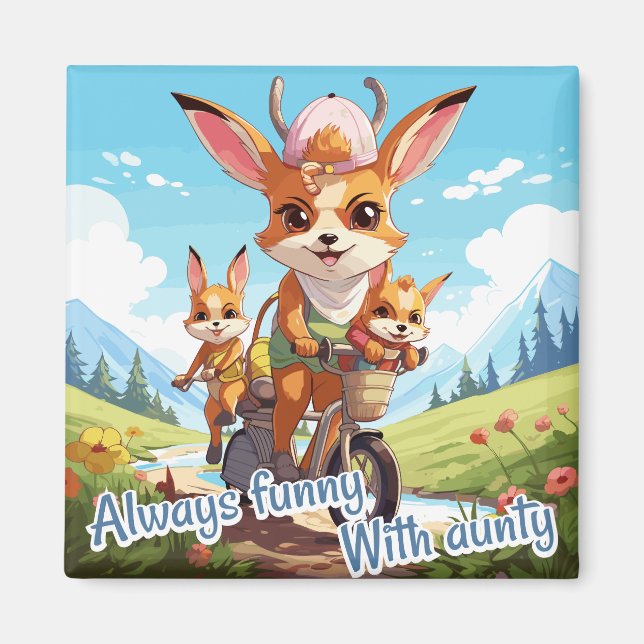 Imã Always funny with aunty (Frente)