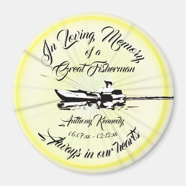 Imã Ama a memória de um pescador Excelente (Frente)