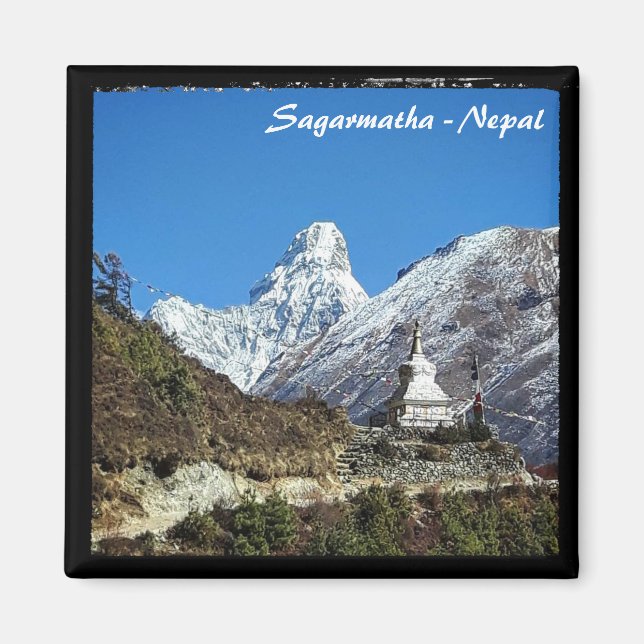 Imã Ama Dablam & Stupa, Sagarmatha - Nepal (Frente)