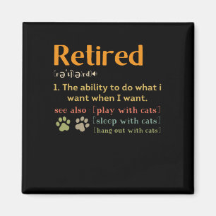 Imã Ama de gato reformado dá uma aposentadoria engraça