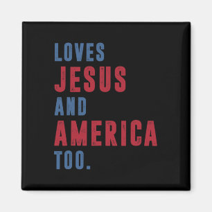 Imã Ama Jesus E a América Também Retro Deus Cristão 4t