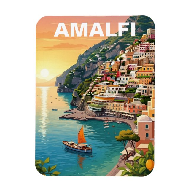 Ímã Amalfi Itália (Vertical)