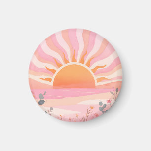 Imã Amanhecer Pastel Boho Prado
