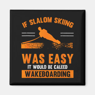 Imã Amante da onda esportes esqui slalom foi fácil águ
