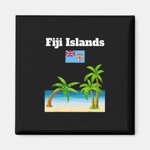 Imã Amante das Ilhas Fiji Viagem Souvenir Bandeira Fij