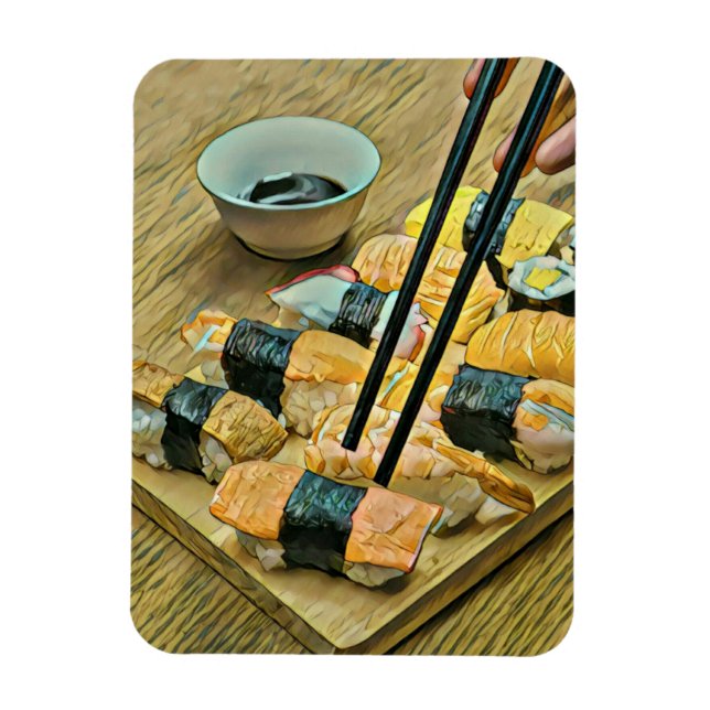 Ímã Amante de arte japonês (Vertical)