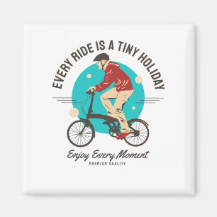 Imã Amante de Bicicleta - Aproveite Cada Momento