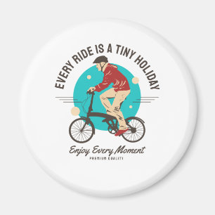 Imã Amante de Bicicleta - Aproveite Cada Momento