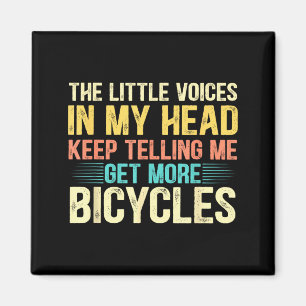 Imã Amante de Bicicleta Citação Engraçada Humor de Cic