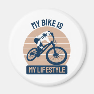 Imã Amante de Bicicleta - Minha Bike É Meu Estilo de V