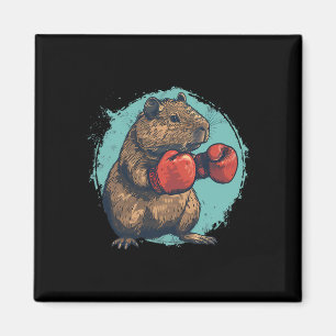Imã Amante de Capivara de Boxe Luvas de Boxe Kickboxin