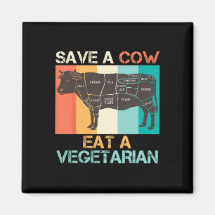 Imã Amante de Carne Salve uma Vaca Coma um Vegetariano