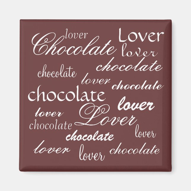 Imã Amante de Chocolate (Frente)