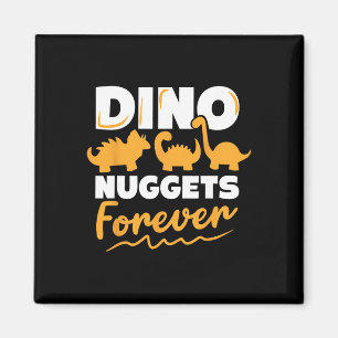Imã Amante de Dino Nuggets de Frango Dino Nuggets Para