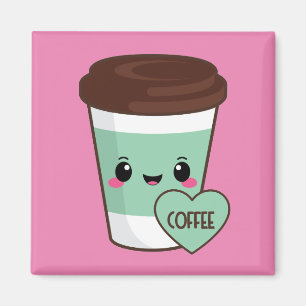 Imã Amante de Emoji do café