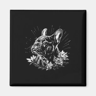 Imã Amante de Estilo de Tatuagem Bulldog Francês Cão R