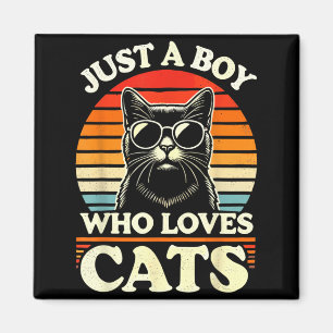 Imã Amante de Gatos Apenas Um Menino Que Ama Gatos