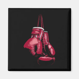 Imã Amante de Kickboxing Boxeador Luvas de Boxe Vintag