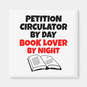 Imã Amante de livro circulatório da petição