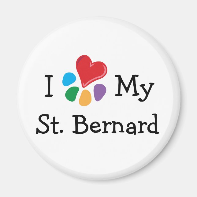 Imã Amante de os animais_Eu Corto Minha Rua. Bernard (Frente)