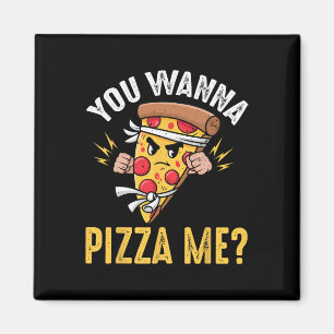 Imã Amante de Pizza - Você Quer Pizza Comigo Ninja Kar