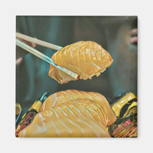 Imã Amante de sushi da comida asiática
