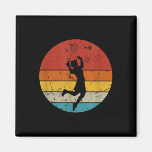 Imã Amante do Badminton Retro