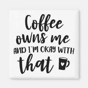 Imã Amante do Café Viciado em Cafeína O Café é Meu Don