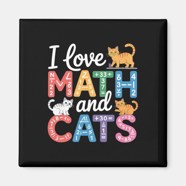 Imã Amante do Gato da Matemática Professor de Matemáti (Frente)