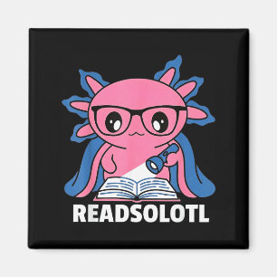 Imã Amante do livro axolotl Readsolotl engraçado leitu