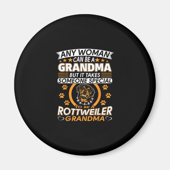 Imã amante do rottweiler a melhor ideia de presente da (Frente)