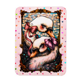 Ímã Amantes de cisnes