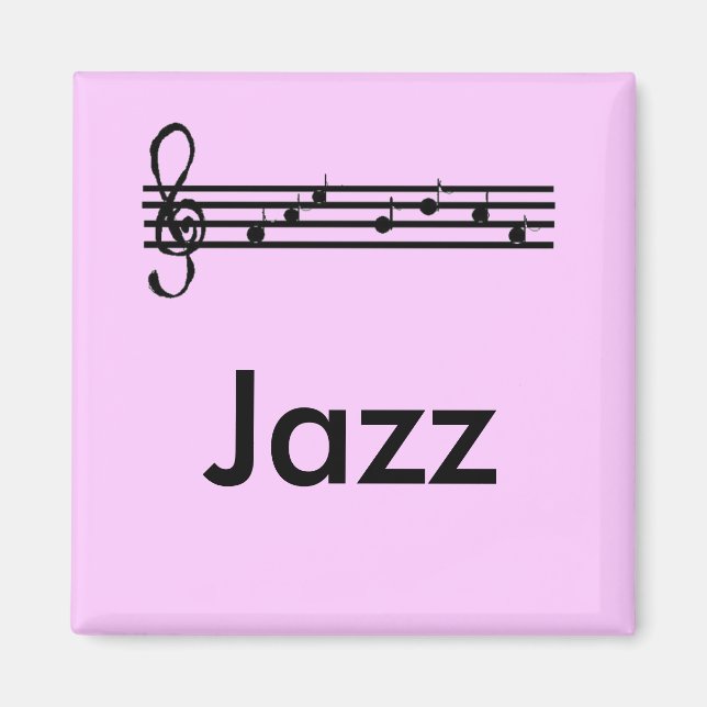 Imã Amantes de Jazz Roxo  (Frente)