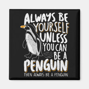 Imã Amantes de Pinguins & Pinguins Fofos Sempre Se