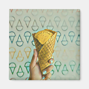 Imã Amantes do sorvete de Verão