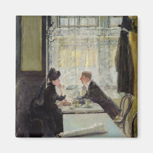 Imã Amantes em um café