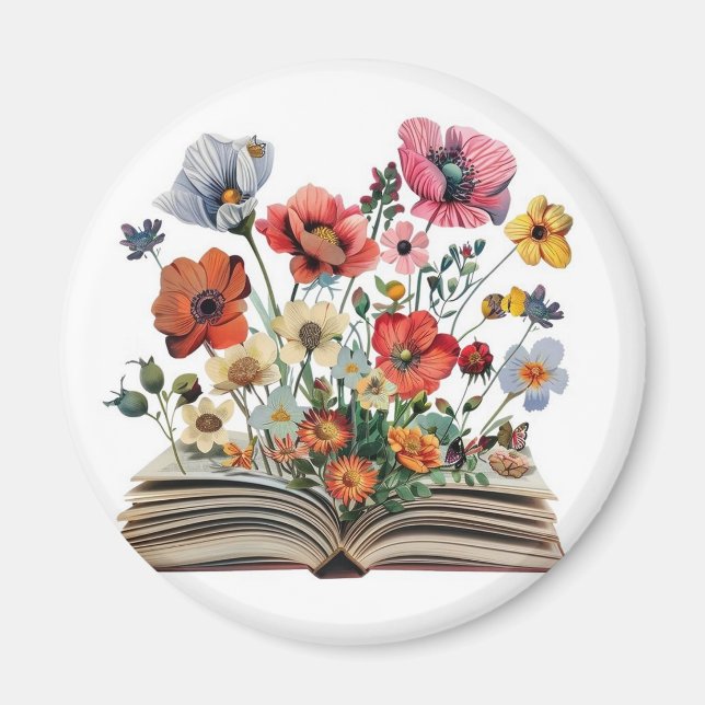 Imã Amantes Leitores Escritores Bibliófilos Poetas (Frente)