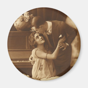 Imã Amantes Vintage, Música Romântica de Amor