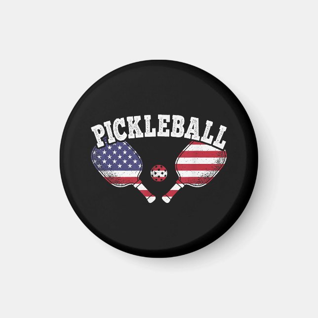 Imã Amar Bola de Picles do Jogador de Pickleball dos E (Frente)