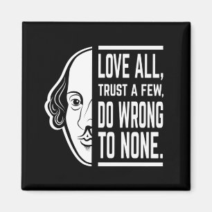 Imã Amar Todos Confiem Alguns Shakespeare Citando Thes