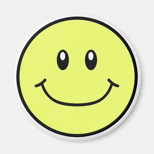 Imã Amarelo de ímã de rosto sorridente 0001 (Frente)