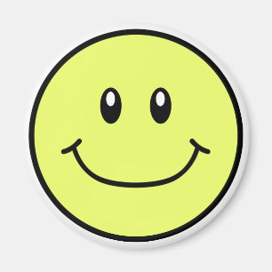 Imã Amarelo de sorriso 0001 do ímã da cara