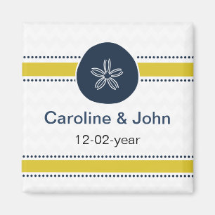Imã Amarelo e design do casamento de praia do dólar d