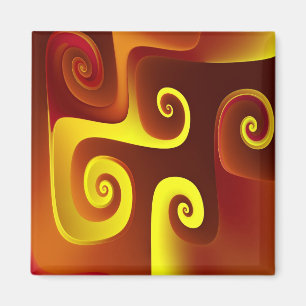 Imã Amarelo em vermelho