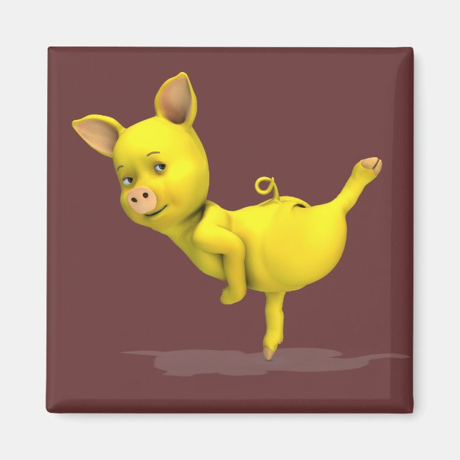 Imã Amarelo Pig Árabe (Frente)
